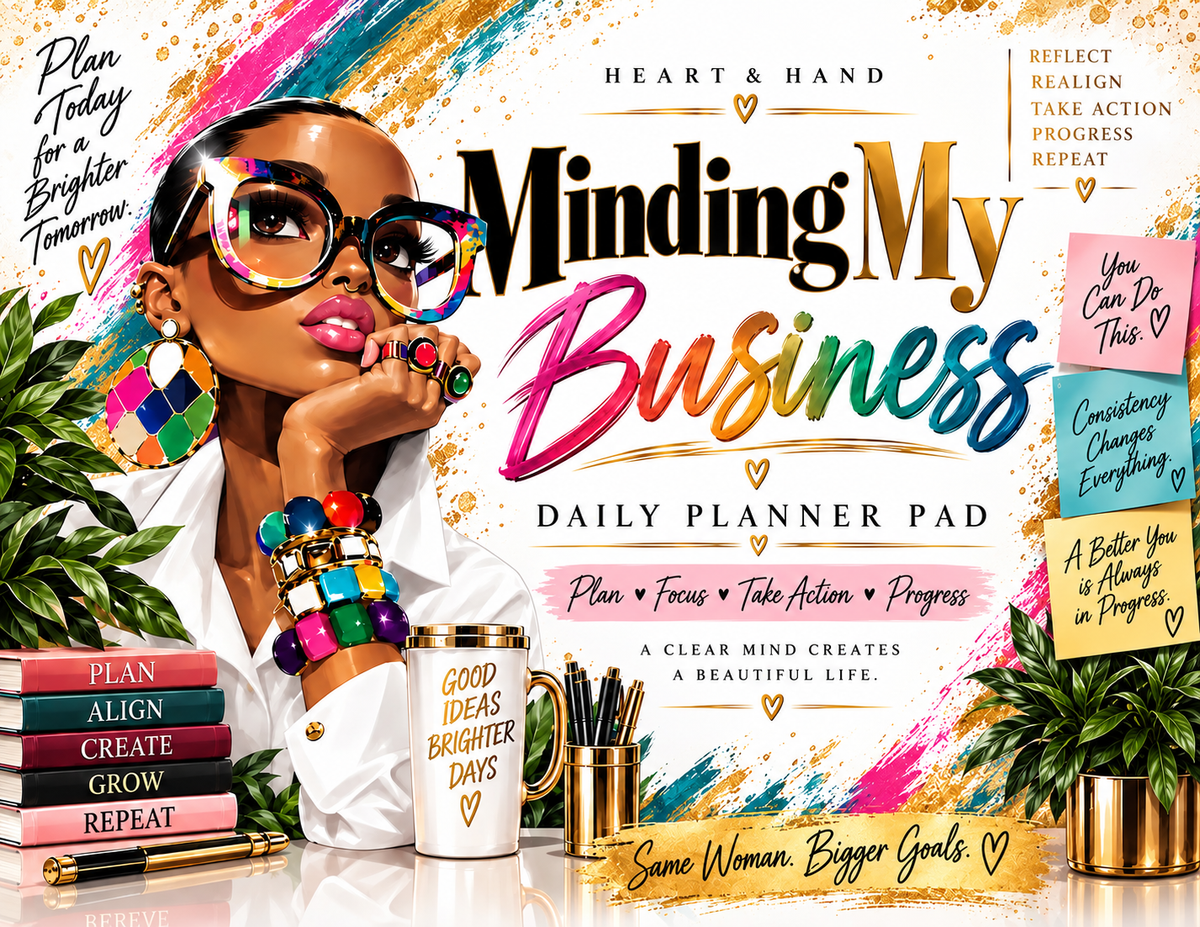 Minding My Business 31 Daily Planner Pad